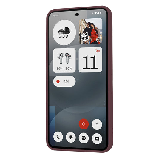 Coque pour Nothing Phone (3a), Techsuit, SoftFlex, Bordeaux