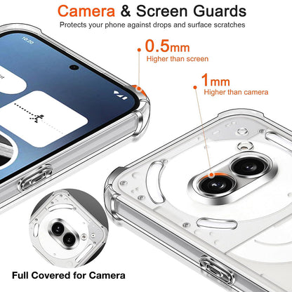 Hülle für Nothing Phone (4a), Techsuit, Shockproof Clear, Transparent