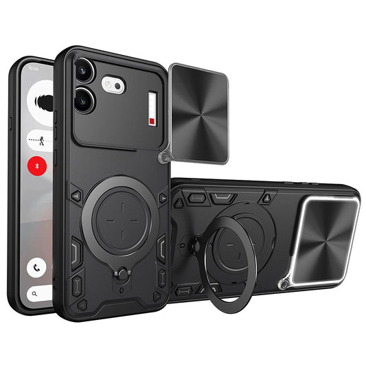 Hülle für Nothing Phone (4b), Techsuit, CamGuard Pro, Schwarz