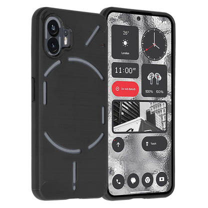 Coque pour Nothing Phone (2), Techsuit, Carbone, Noire