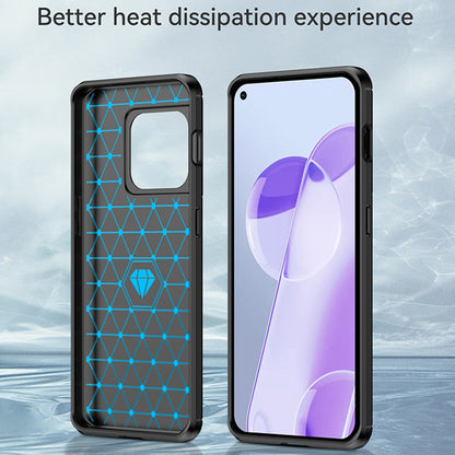 Coque pour OnePlus 10 Pro, Techsuit, Carbone, Noire