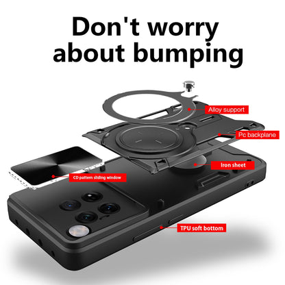 Coque pour OnePlus 12, Techsuit, CamGuard Pro, Noire