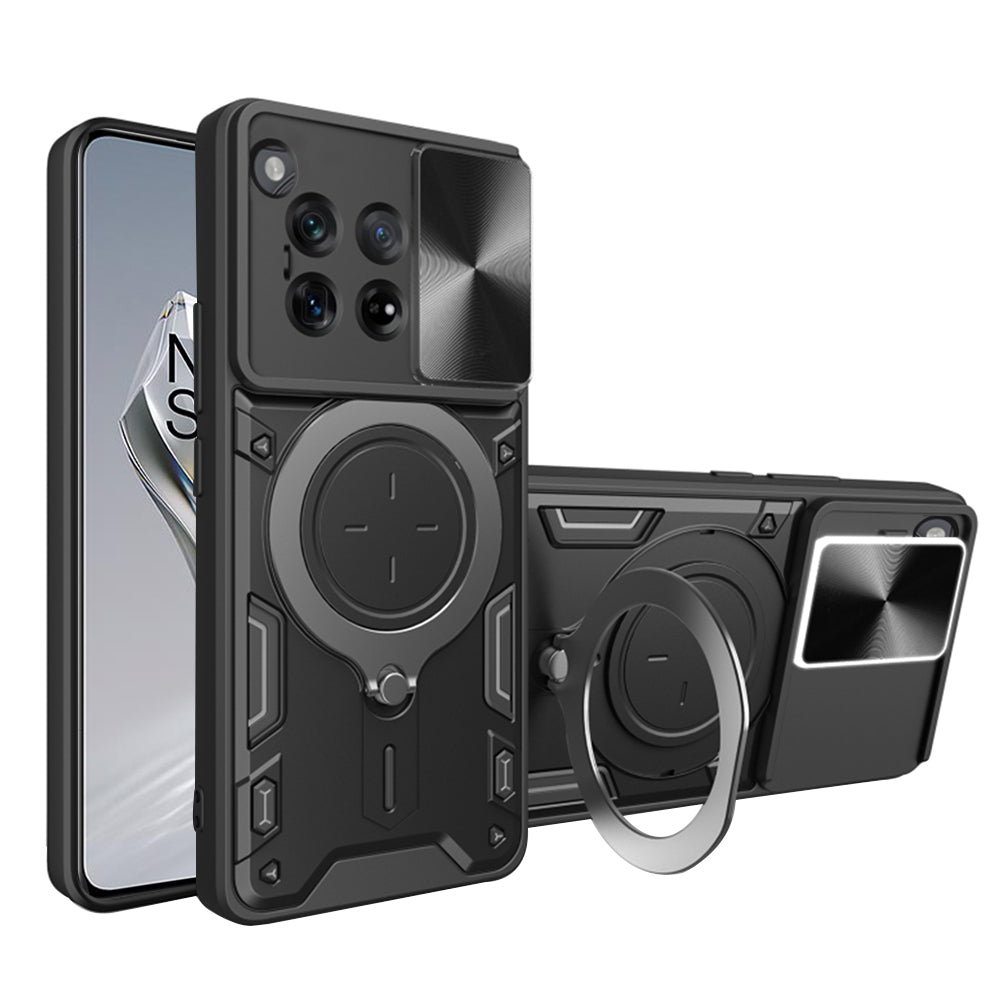 Coque pour OnePlus 12, Techsuit, CamGuard Pro, Noire