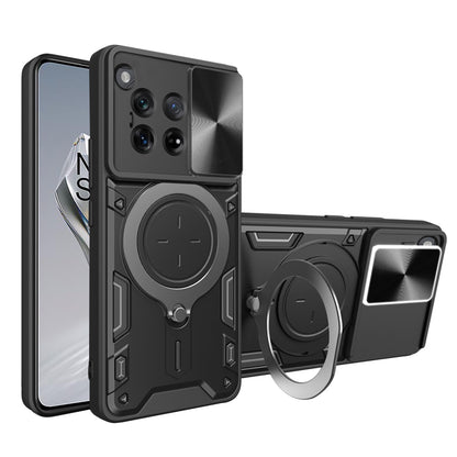 Coque pour OnePlus 12, Techsuit, CamGuard Pro, Noire