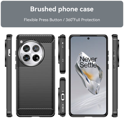 Coque pour OnePlus 12, Techsuit, Carbone, Noire
