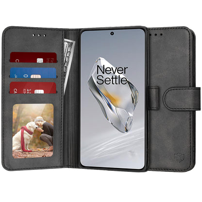 Coque pour OnePlus 12, Techsuit, Diary Book, Noire