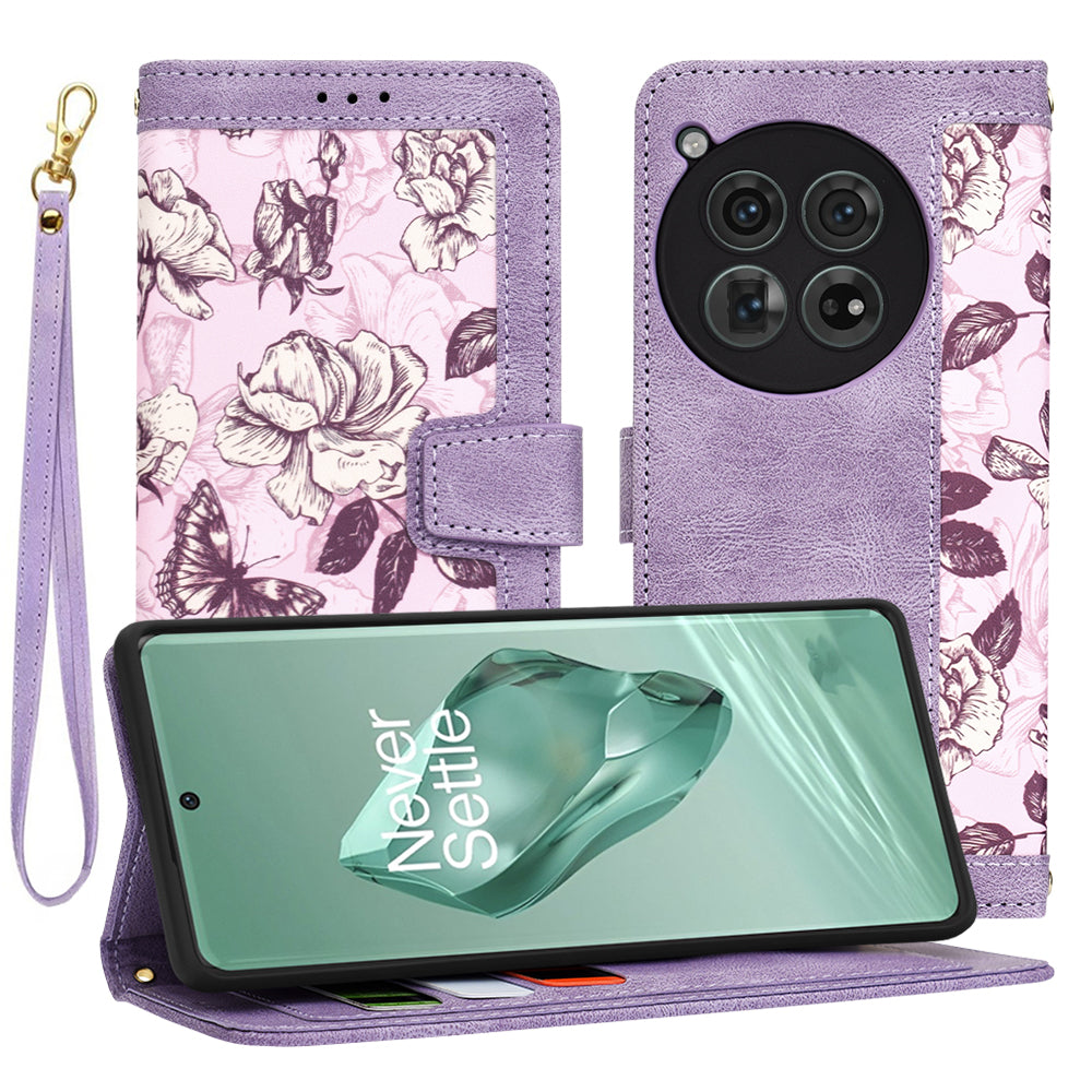 Coque pour OnePlus 12, Techsuit, FlipCraft, Violet