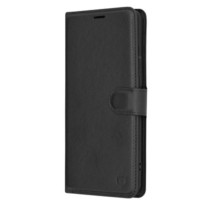 Coque pour OnePlus 12, Techsuit, Leather Folio, Noire
