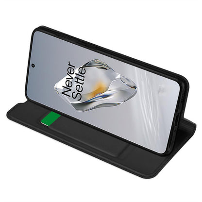 Case for OnePlus 12, Techsuit, Magskin Book, Black
