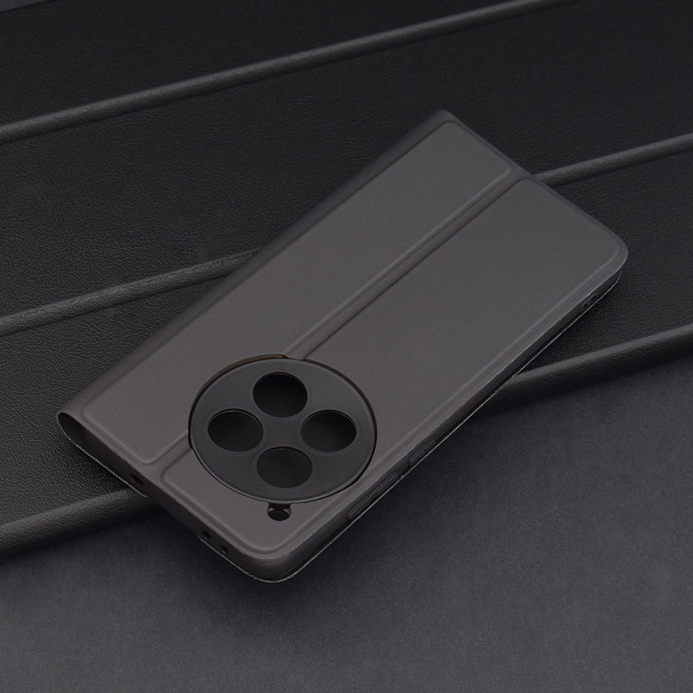 Case for OnePlus 12, Techsuit, Magskin Book, Black