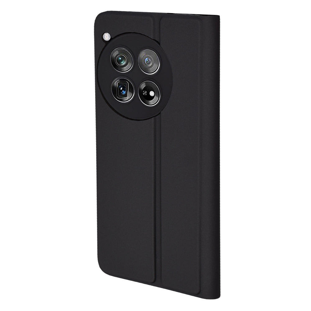 Case for OnePlus 12, Techsuit, Magskin Book, Black