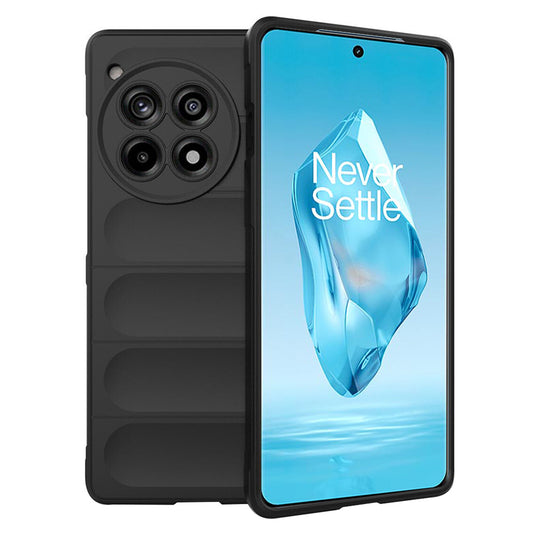 Hülle für OnePlus 12R, Techsuit, Magic Shield, Schwarz
