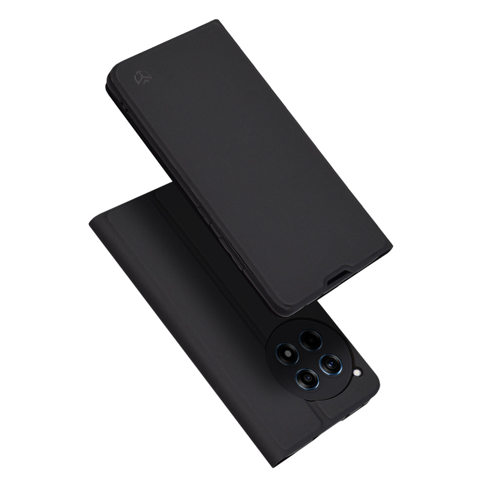 Coque pour OnePlus 12R, Techsuit, Magskin Book, Noire
