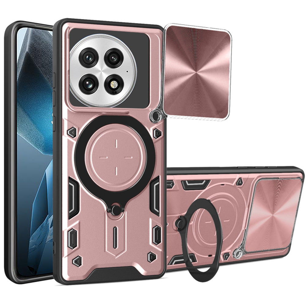 Hülle für OnePlus 13, Techsuit, CamGuard Pro, Roségold