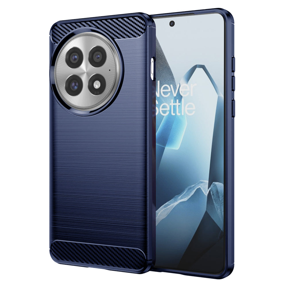 Hülle für OnePlus 13, Techsuit, Carbon, Blau