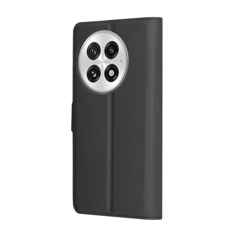 Coque pour OnePlus 13, Techsuit, Leather Folio, Noire