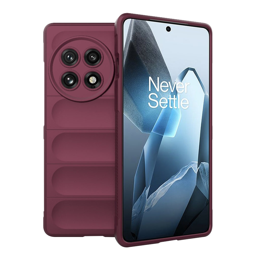 Coque pour OnePlus 13, Techsuit, Magic Shield, Bordeaux