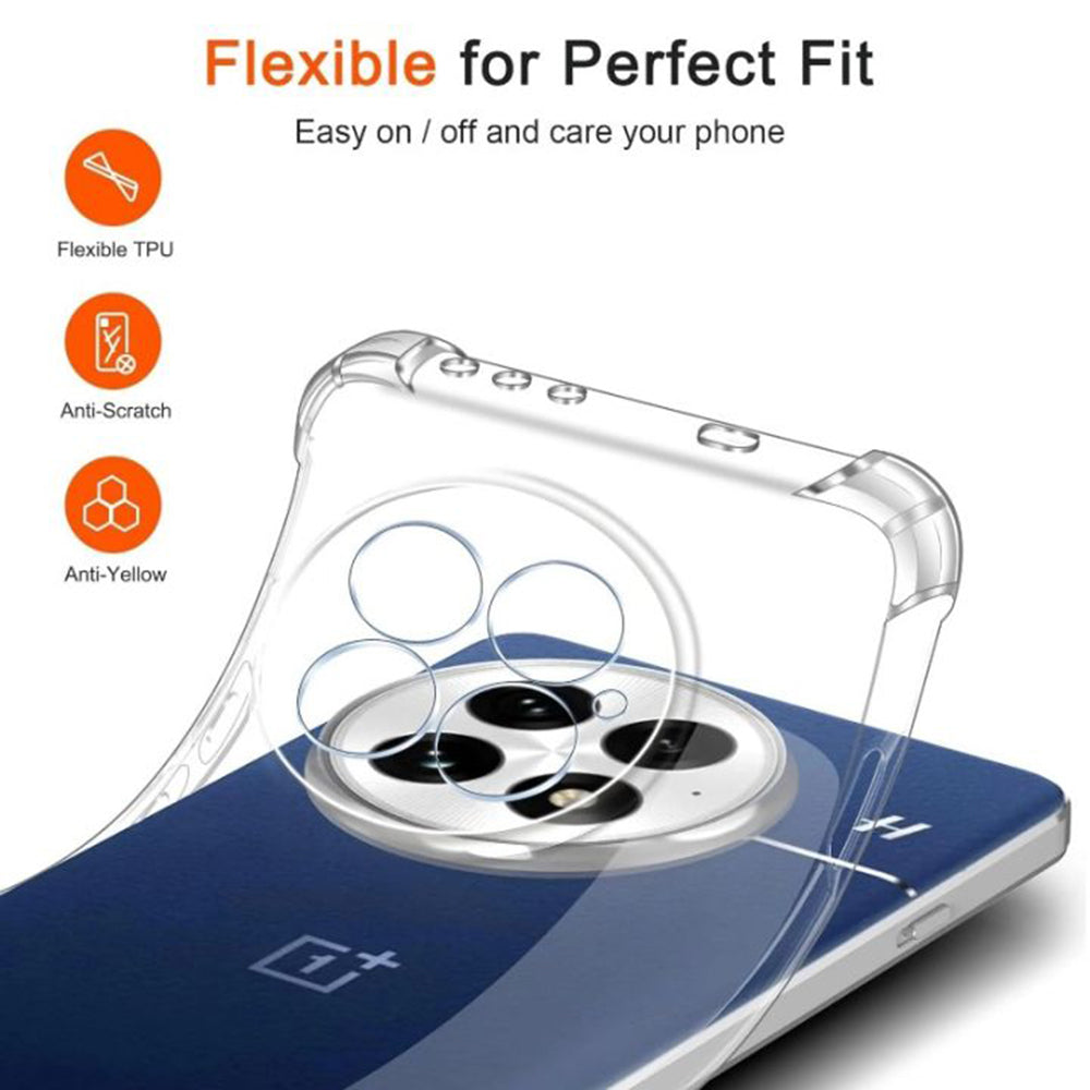 Hülle für OnePlus 13, Techsuit, stoßfest klar, transparent