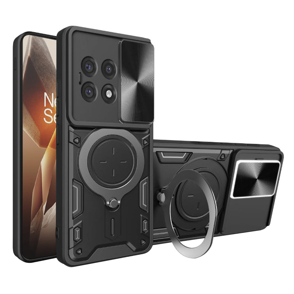 Hülle für OnePlus 13R, Techsuit, CamGuard Pro, Schwarz