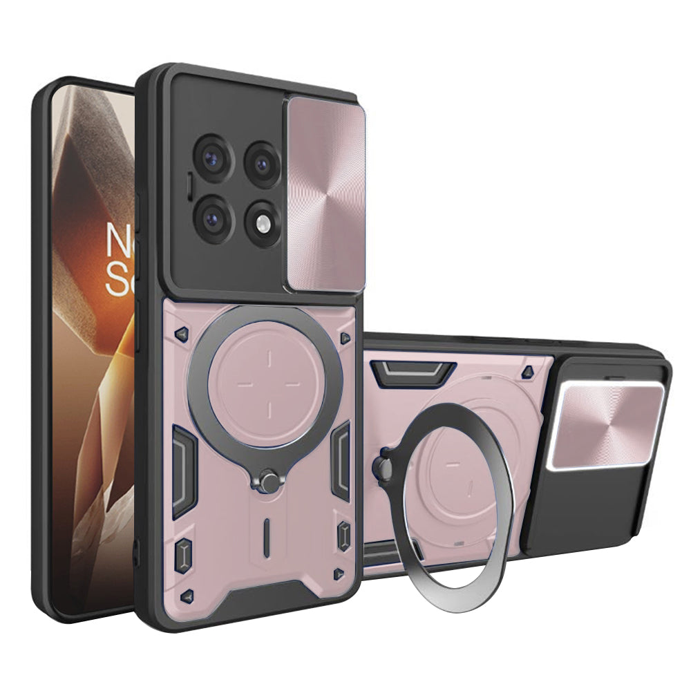 Hülle für OnePlus 13R, Techsuit, CamGuard Pro, Roségold