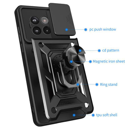 Coque pour OnePlus 13R, Techsuit, CamShield, Bleue