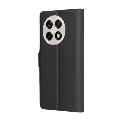 Coque pour OnePlus 13R, Techsuit, Leather Folio, Noire