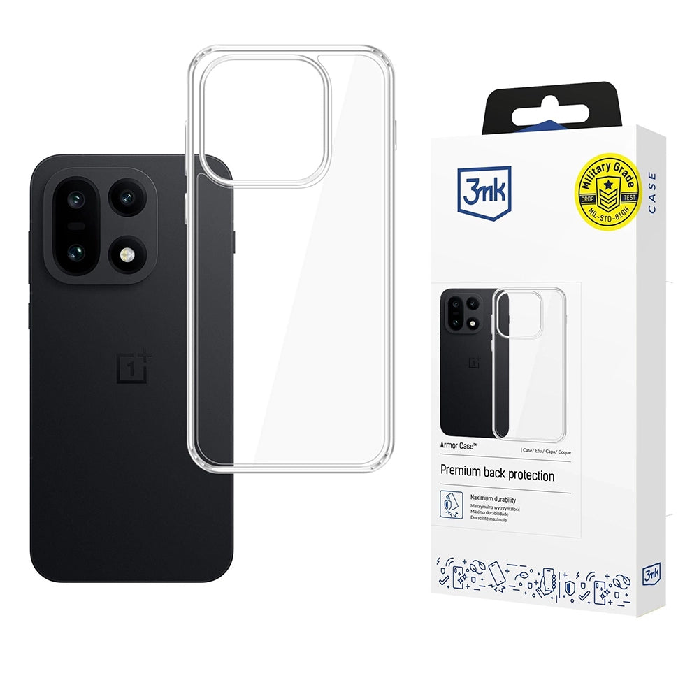 Étui pour OnePlus 15, 3MK, Armor, Transparent