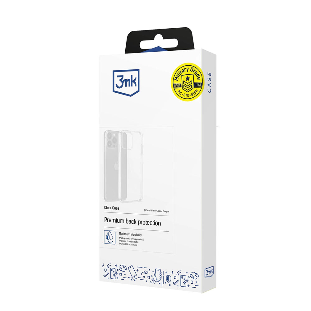 Case for OnePlus 15R, 3MK, Clear, Transparent