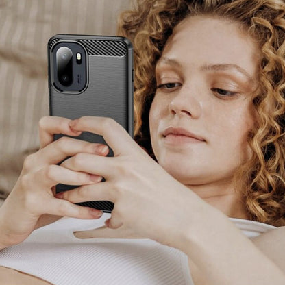 Hülle für OnePlus 15R, Techsuit, Carbon, Schwarz