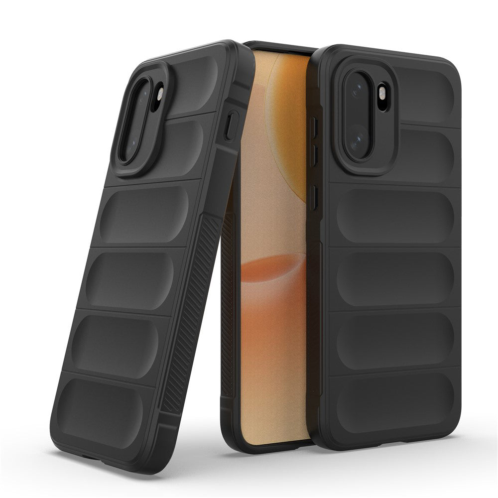 Hülle für OnePlus 15R, Techsuit, Magic Shield, Schwarz