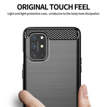 Hülle für OnePlus 9, Techsuit, Carbon, Schwarz