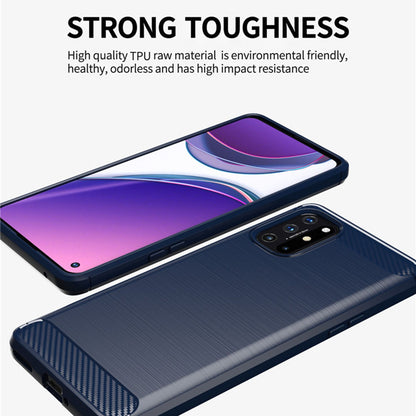 Hülle für OnePlus 9, Techsuit, Carbon, Schwarz