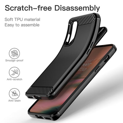 Hülle für OnePlus Nord 2 5G, Techsuit, Carbon, Schwarz