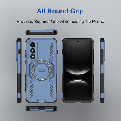Coque MagSafe pour OnePlus Nord 5, Techsuit, ArmorMag, Bleue