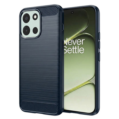 Coque pour OnePlus Nord 6, Techsuit, Carbone, Bleue