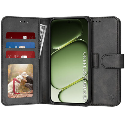 Coque pour OnePlus Nord 6, Techsuit, Diary Book, Noire