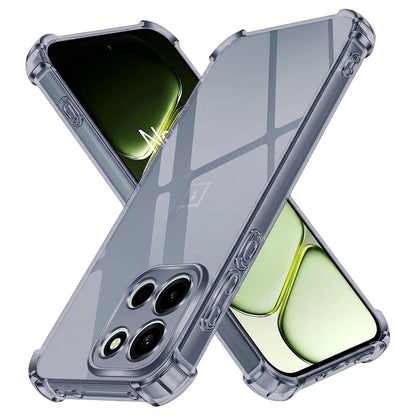 Coque pour OnePlus Nord 6, Techsuit, Transparente Antichoc, Fumé
