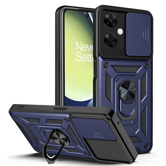 Étui pour OnePlus Nord CE 3 Lite, Techsuit, CamShield, Bleu