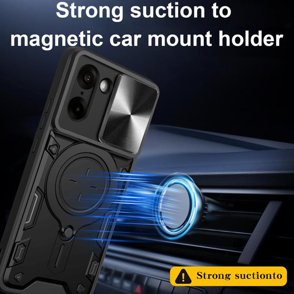 Coque pour OnePlus Nord CE5, Techsuit, CamGuard Pro, Noire