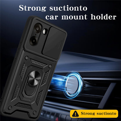Coque pour OnePlus Nord CE5, Techsuit, CamShield, Noire