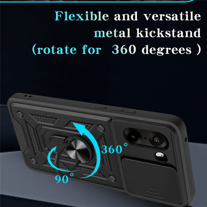 Coque pour OnePlus Nord CE5, Techsuit, CamShield, Noire