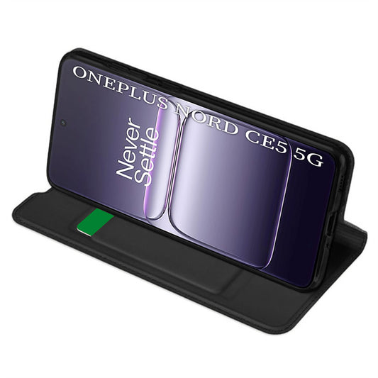 Étui pour OnePlus Nord CE5, Techsuit, Magskin Book, Noir