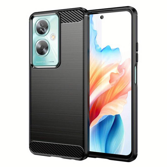 Coque pour OnePlus Nord N30 SE / Oppo A79, Techsuit, Carbone, Noire