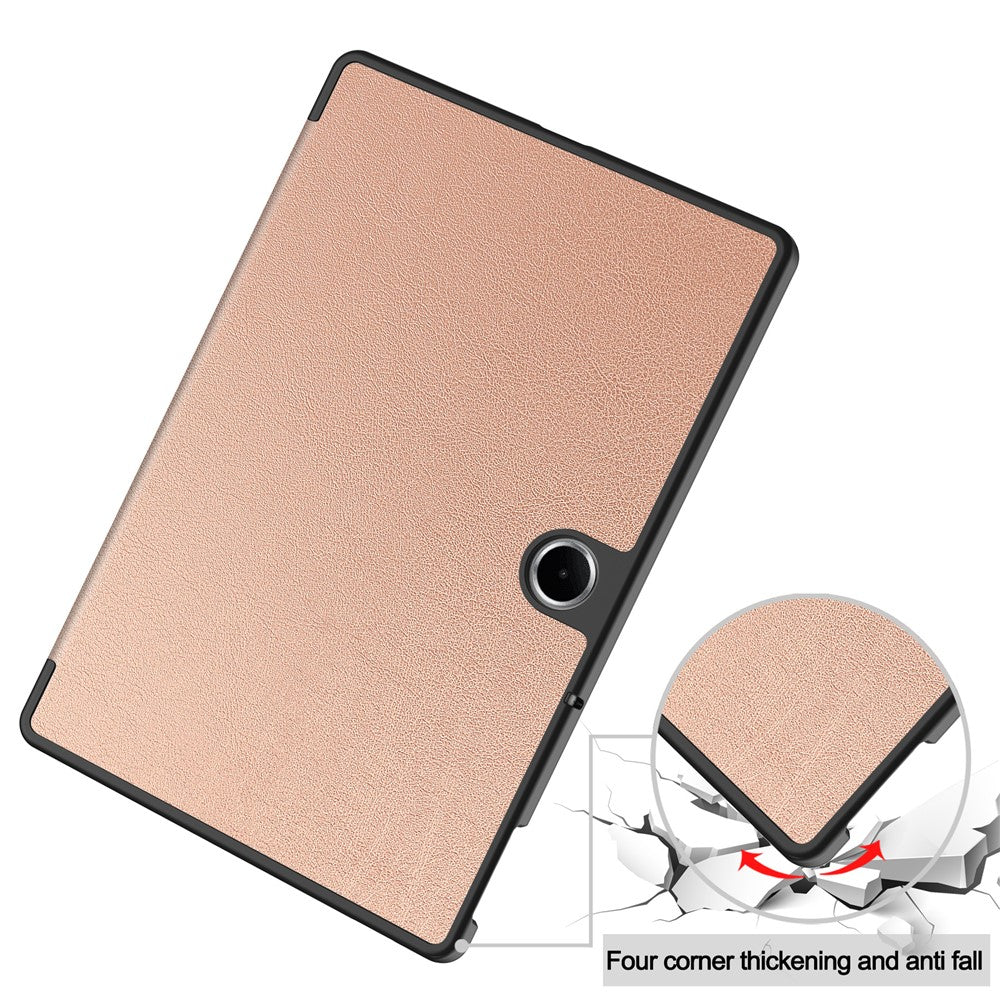 Étui pour OnePlus Pad Lite / Oppo Pad SE, Techsuit, FoldPro, Rose Doré