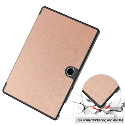 Étui pour OnePlus Pad Lite / Oppo Pad SE, Techsuit, FoldPro, Rose Doré