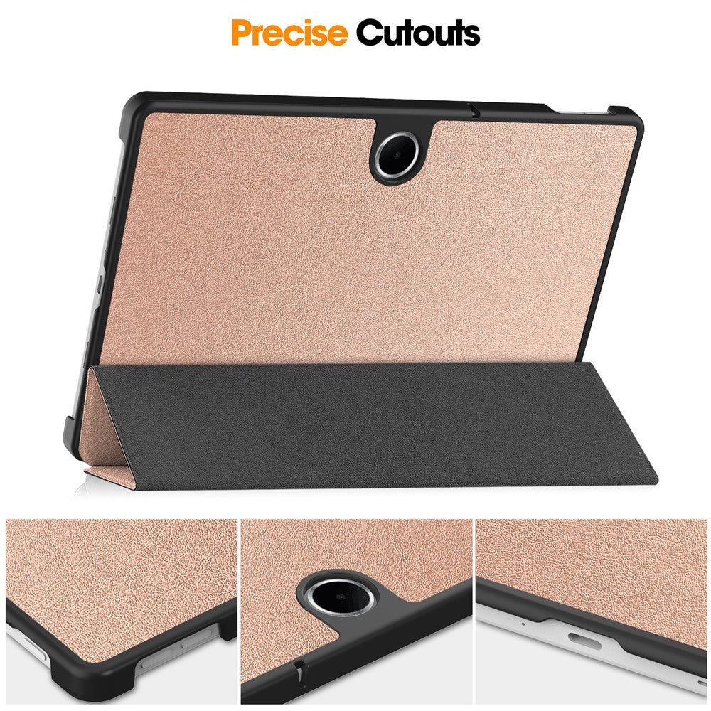 Étui pour OnePlus Pad Lite / Oppo Pad SE, Techsuit, FoldPro, Rose Doré