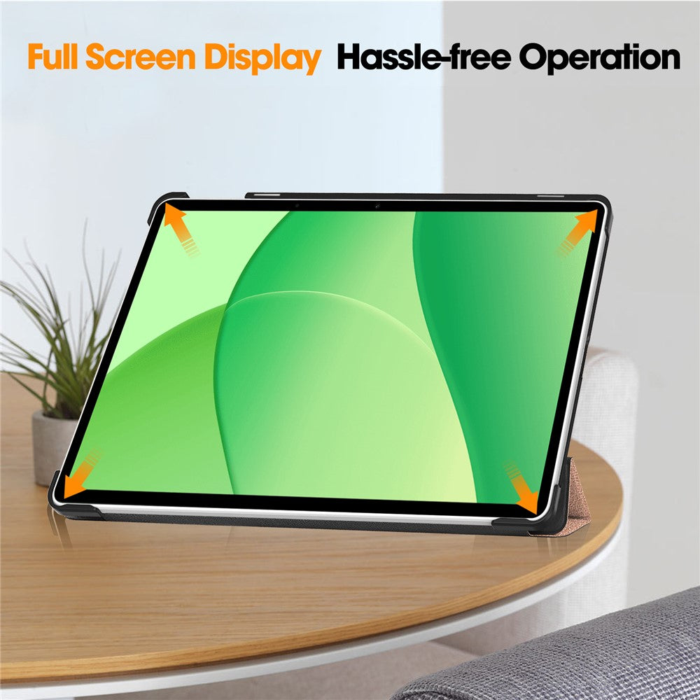 Étui pour OnePlus Pad Lite / Oppo Pad SE, Techsuit, FoldPro, Rose Doré