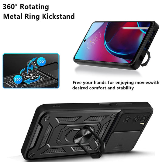 Coque pour Oppo A16s / A54s / A16, Techsuit, CamShield, Noire