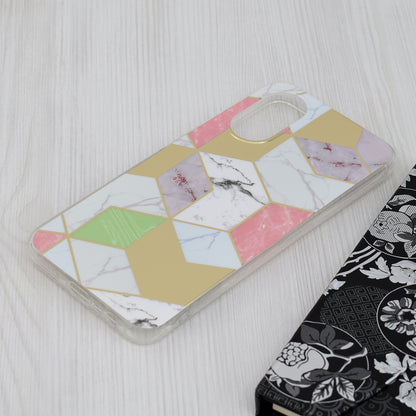 Coque pour Oppo A17, Techsuit, Marble, Violet