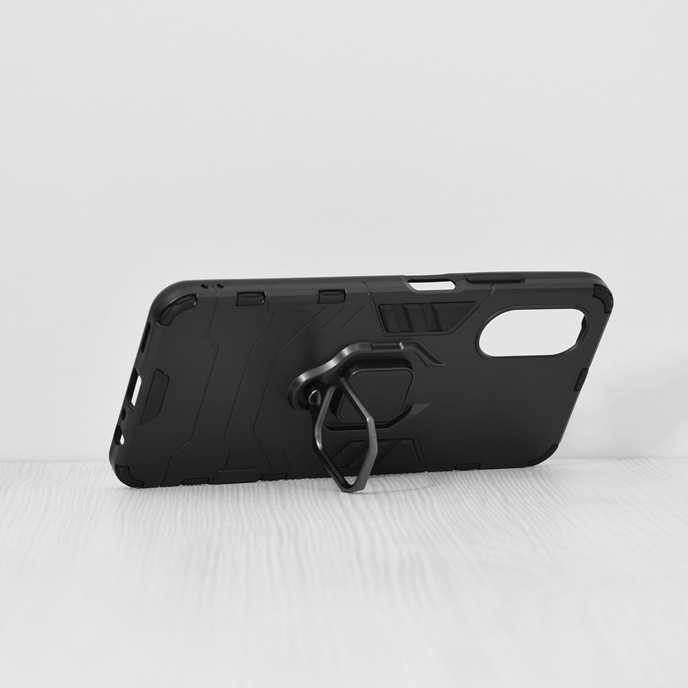 Coque pour Oppo A17, Techsuit, Shield, Noire